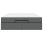 vidaXL Rám postele Tmavo šedá 140 x 200 cm látka – Obrázok 7