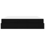 vidaXL Rám postele Iný s úložiskom Čierna 180 x 200 cm látka – Obrázok 6