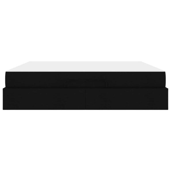 vidaXL Rám postele Iný s úložiskom Čierna 180 x 200 cm látka – Obrázok 6