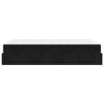 vidaXL Rám postele Iný Tmavozelená a biela 160 x 200 cm Zamat – Obrázok 7