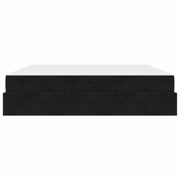 vidaXL Rám postele Iný Tmavozelená a biela 180 x 200 cm Zamat – Obrázok 4