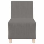 vidaXL Sedačka Chiar 3 pcs Svetlosivá 55 x 74 x 82 cm Žakárová látka – Obrázok 5