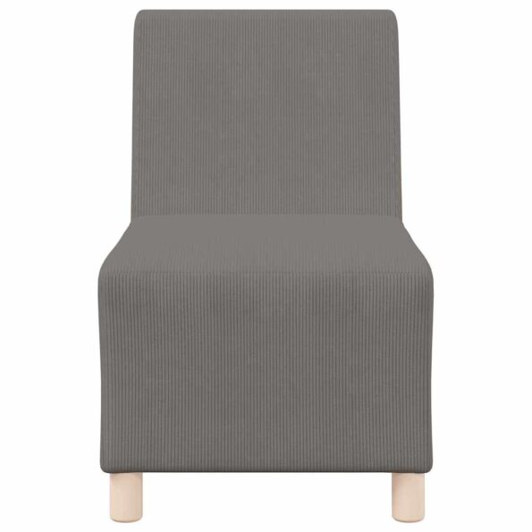 vidaXL Sedačka Chiar 3 pcs Svetlosivá 55 x 74 x 82 cm Žakárová látka – Obrázok 5