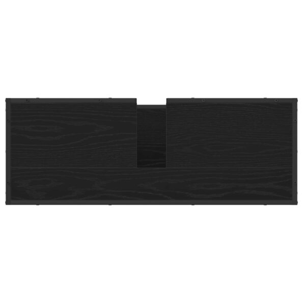 vidaXL Sada kúpeľňového nábytku 2 pcs Čierny dub Kompozitné drevo – Obrázok 10