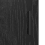 vidaXL Sada kúpeľňového nábytku 2 pcs Čierny dub Kompozitné drevo – Obrázok 13