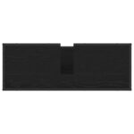 vidaXL Sada kúpeľňového nábytku 4 pcs Čierny dub Kompozitné drevo – Obrázok 11