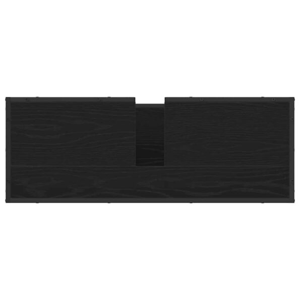 vidaXL Sada kúpeľňového nábytku 4 pcs Čierny dub Kompozitné drevo – Obrázok 11