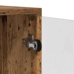 vidaXL Highboard Staré drevo 68 x 37 x 142 cm Kompozitné drevo – Obrázok 9