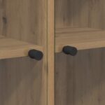 vidaXL Highboard Remeselný dub 68 x 37 x 142 cm Kompozitné drevo – Obrázok 10