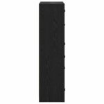vidaXL Highboard Čierny dub 68 x 37 x 142 cm Kompozitné drevo – Obrázok 7