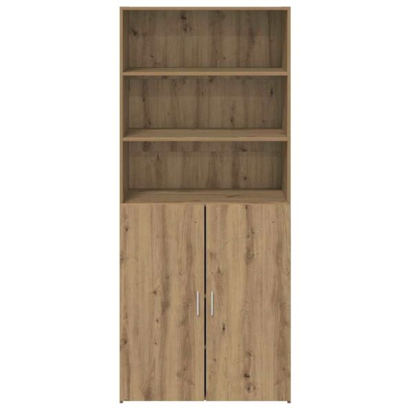 vidaXL Highboard Remeselný dub 80 x 42,5 x 185 cm Kompozitné drevo – Obrázok 6