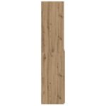 vidaXL Highboard Remeselný dub 80 x 42,5 x 185 cm Kompozitné drevo – Obrázok 7
