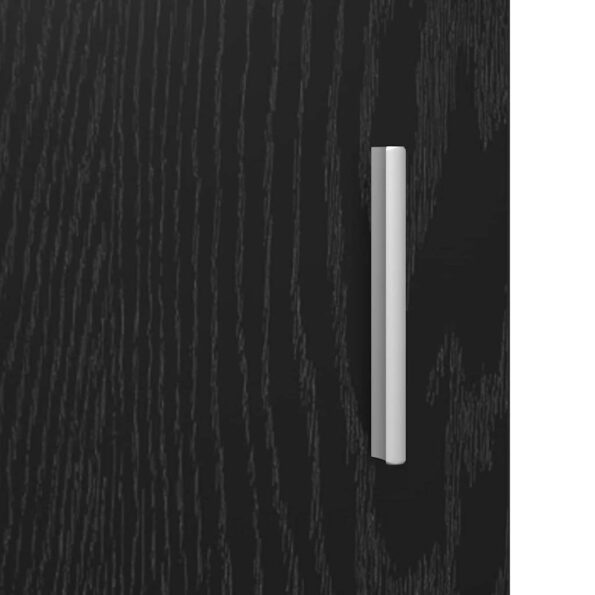 vidaXL Highboard Čierny dub 80 x 42,5 x 185 cm Kompozitné drevo – Obrázok 11