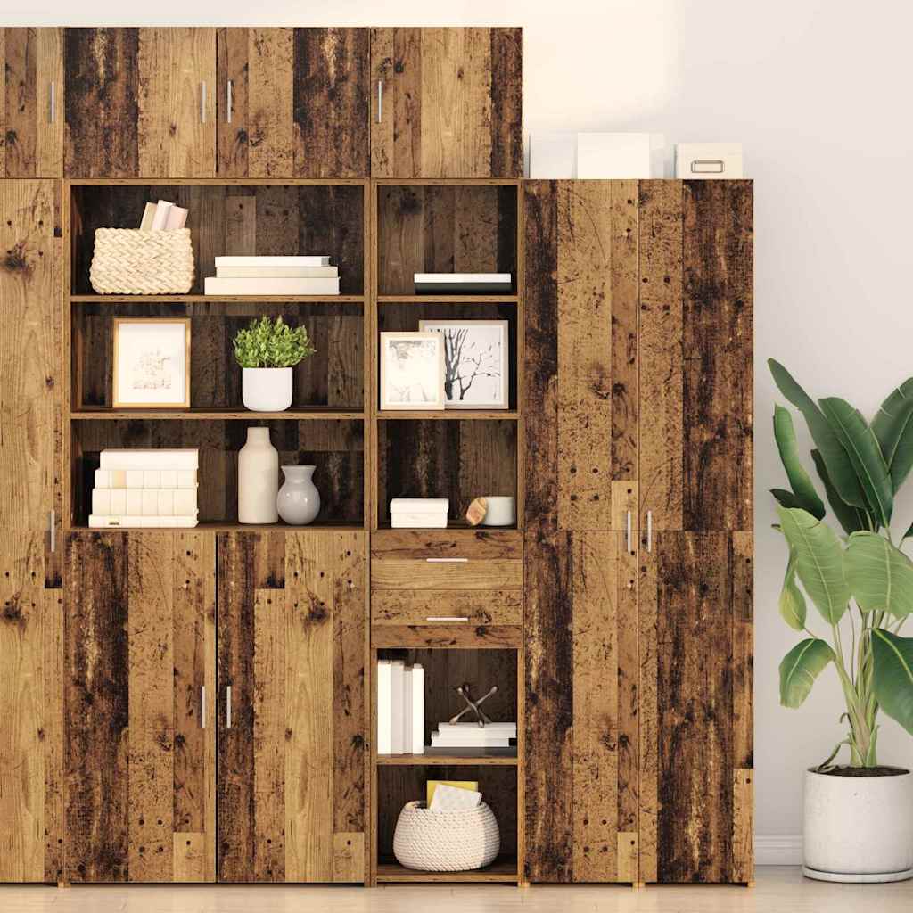3402635_1.jpg vidaXL Highboard Staré drevo 40 x 42,5 x 185 cm Kompozitné drevo – Obrázok 1