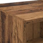 vidaXL Highboard Staré drevo 40 x 42,5 x 185 cm Kompozitné drevo – Obrázok 9