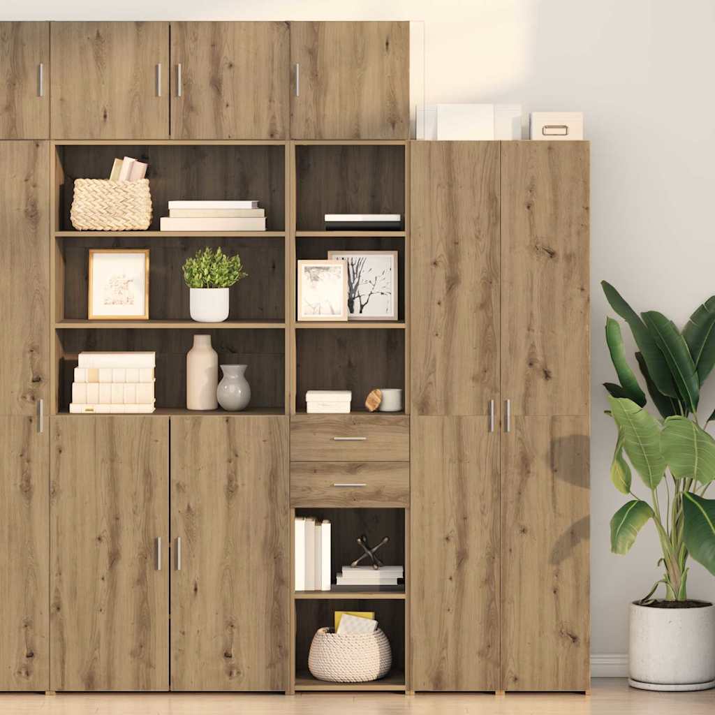3402636_1.jpg vidaXL Highboard Remeselný dub 40 x 42,5 x 185 cm Kompozitné drevo – Obrázok 1