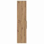 vidaXL Highboard Remeselný dub 40 x 42,5 x 185 cm Kompozitné drevo – Obrázok 7