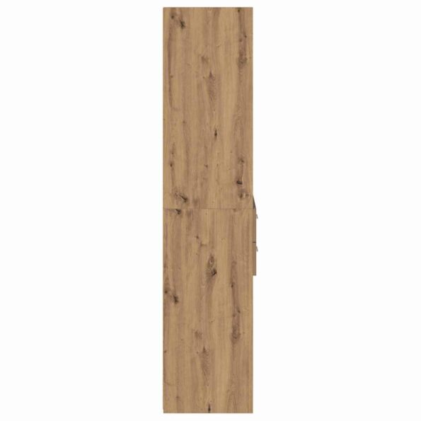 vidaXL Highboard Remeselný dub 40 x 42,5 x 185 cm Kompozitné drevo – Obrázok 7