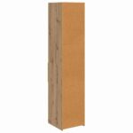 vidaXL Highboard Remeselný dub 40 x 42,5 x 185 cm Kompozitné drevo – Obrázok 8