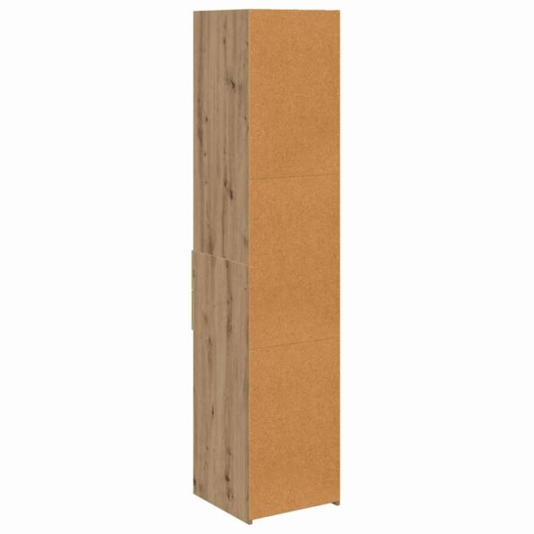 vidaXL Highboard Remeselný dub 40 x 42,5 x 185 cm Kompozitné drevo – Obrázok 8