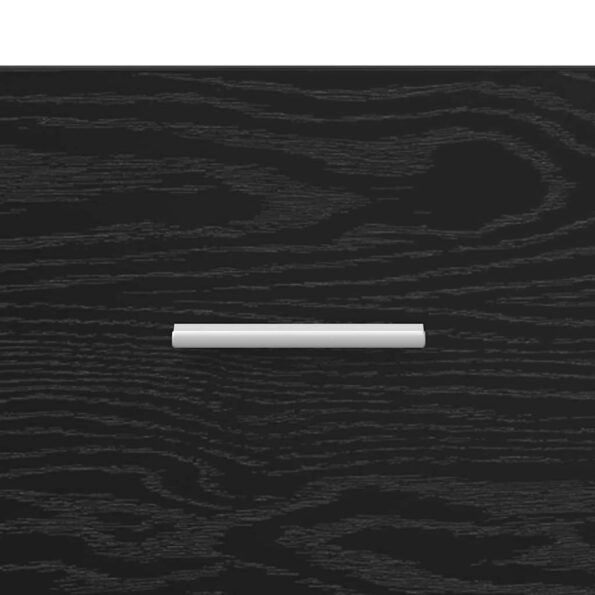 vidaXL Highboard Čierny dub 40 x 42,5 x 185 cm Kompozitné drevo – Obrázok 11