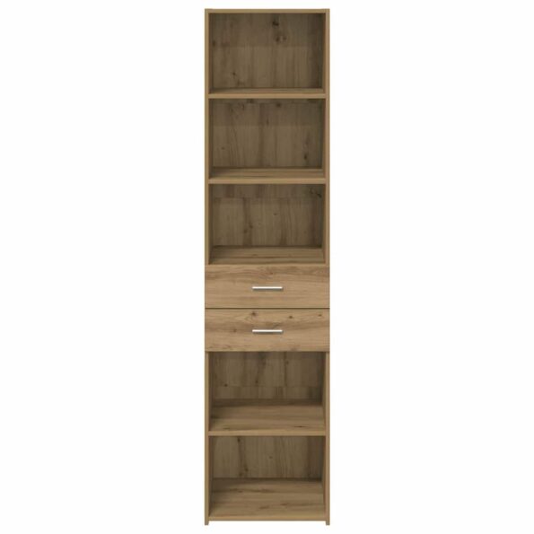 vidaXL Highboard Remeselný dub 45 x 42,5 x 185 cm Kompozitné drevo – Obrázok 6