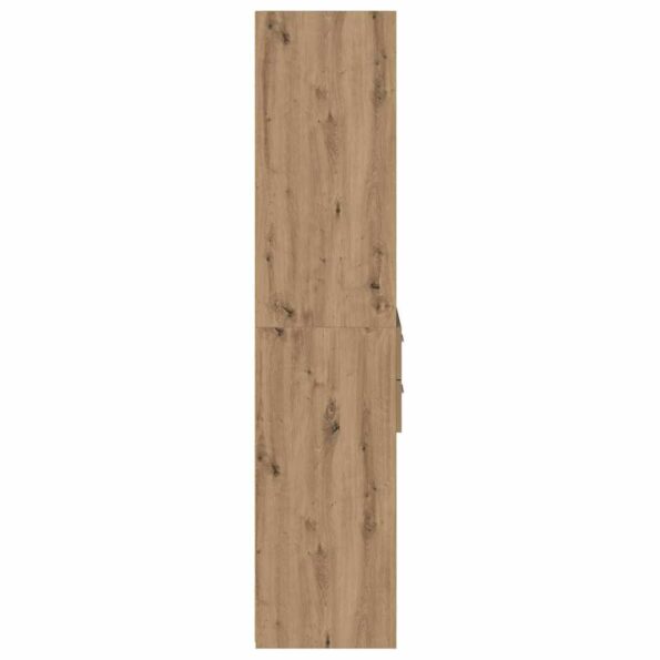 vidaXL Highboard Remeselný dub 45 x 42,5 x 185 cm Kompozitné drevo – Obrázok 7