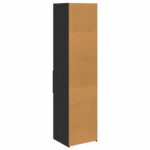 vidaXL Highboard Čierny dub 45 x 42,5 x 185 cm Kompozitné drevo – Obrázok 8