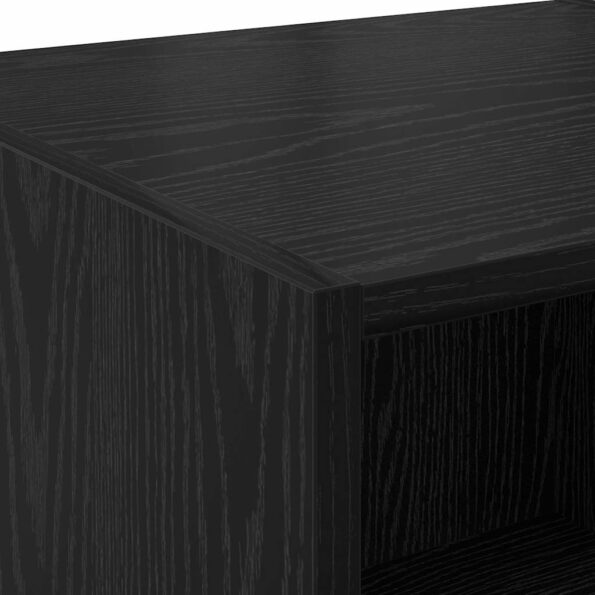 vidaXL Highboard Čierny dub 45 x 42,5 x 185 cm Kompozitné drevo – Obrázok 9