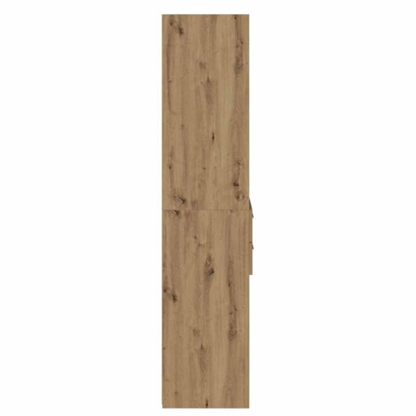 vidaXL Highboard Remeselný dub 50 x 42,5 x 185 cm Kompozitné drevo – Obrázok 7