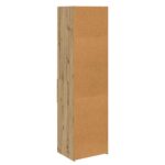 vidaXL Highboard Remeselný dub 50 x 42,5 x 185 cm Kompozitné drevo – Obrázok 8