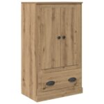 vidaXL Highboard so zásuvkou 3 pcs Remeselný dub Kompozitné drevo – Obrázok 7