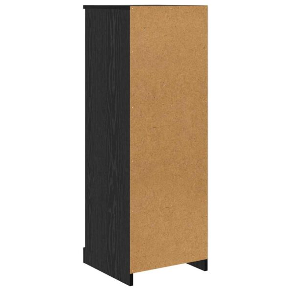 vidaXL Highboard so zásuvkou 3 pcs Čierny dub Kompozitné drevo – Obrázok 12