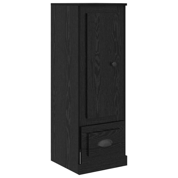 vidaXL Highboard so zásuvkou 3 pcs Čierny dub Kompozitné drevo – Obrázok 8