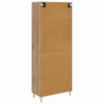 vidaXL Highboard Remeselný dub 69,5 x 34 x 90 cm Kompozitné drevo – Obrázok 10