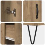 vidaXL Highboard Remeselný dub 69,5 x 34 x 90 cm Kompozitné drevo – Obrázok 11