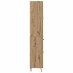 vidaXL Highboard Remeselný dub 69,5 x 34 x 90 cm Kompozitné drevo – Obrázok 9