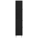 vidaXL Highboard Čierny dub 69,5 x 34 x 90 cm Kompozitné drevo – Obrázok 9