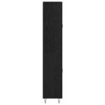 vidaXL Highboard Čierny dub 69,5 x 34 x 90 cm Kompozitné drevo – Obrázok 9