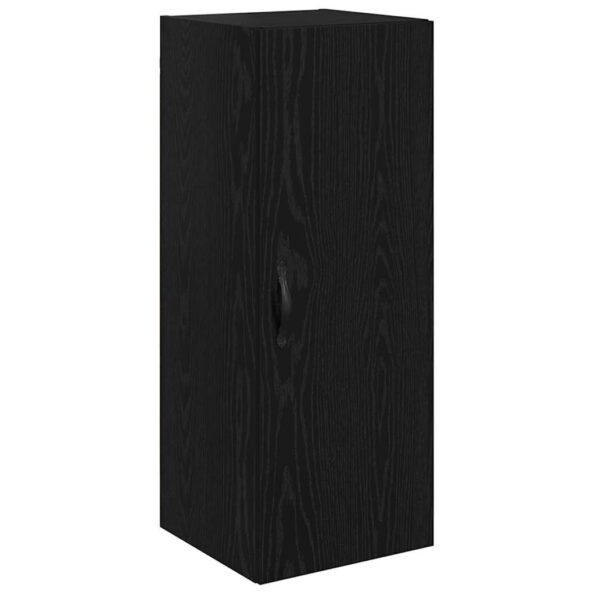 vidaXL Highboard Čierny dub 34,5 x 34 x 90 cm Kompozitné drevo – Obrázok 7