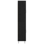 vidaXL Highboard Čierny dub 34,5 x 34 x 90 cm Kompozitné drevo – Obrázok 9