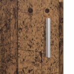 vidaXL Komody so zásuvkou Corona 2 pcs Staré drevo 59 x 39 x 80 cm – Obrázok 10