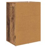 vidaXL Komody so zásuvkou Corona 2 pcs Staré drevo 59 x 39 x 80 cm – Obrázok 9