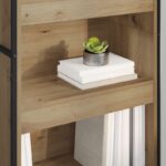 vidaXL Knižnica 2 pcs Remeselnícky dub 60 x 30 x 189,5 cm – Obrázok 4