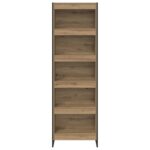 vidaXL Knižnica 2 pcs Remeselnícky dub 60 x 30 x 189,5 cm – Obrázok 5