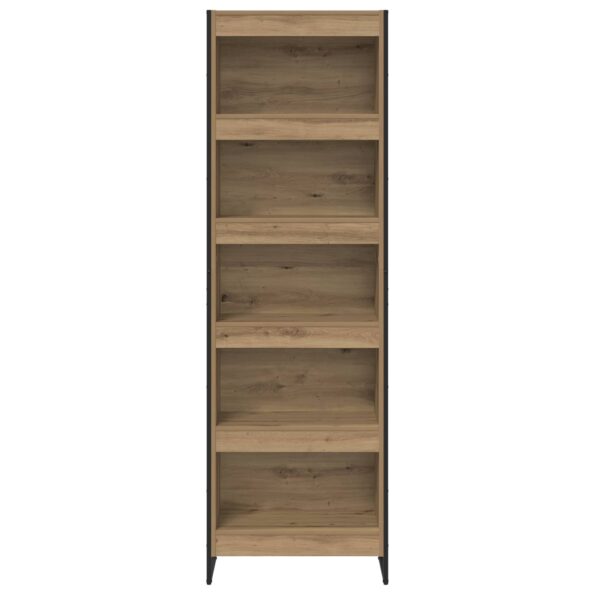 vidaXL Knižnica 2 pcs Remeselnícky dub 60 x 30 x 189,5 cm – Obrázok 5