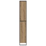 vidaXL Knižnica 2 pcs Remeselnícky dub 60 x 30 x 189,5 cm – Obrázok 6