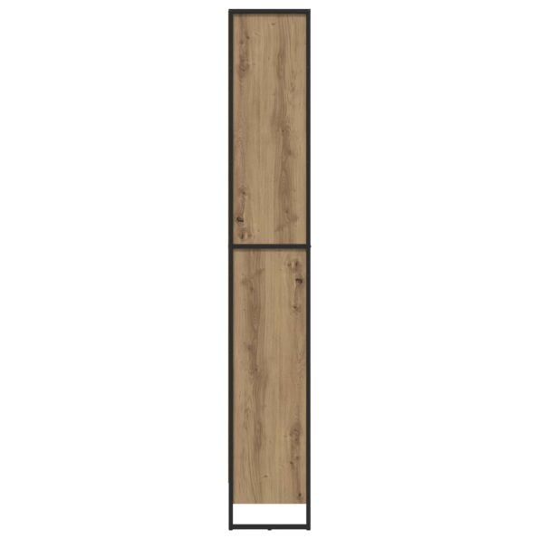 vidaXL Knižnica 2 pcs Remeselnícky dub 60 x 30 x 189,5 cm – Obrázok 6