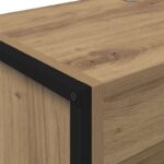 vidaXL Knižnica 2 pcs Remeselnícky dub 60 x 30 x 189,5 cm – Obrázok 8