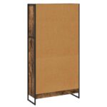 vidaXL Knižnica 2 pcs Dymová dub 80 x 30 x 155 cm Kompozitné drevo – Obrázok 7